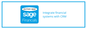 Integrate financial systems with CRM
