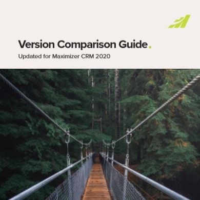 Maximizer CRM Version Comparison Guide