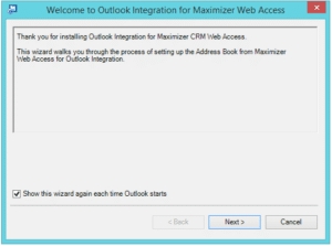 Welcome to Outlook Integration