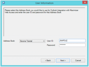 Maximizer user information