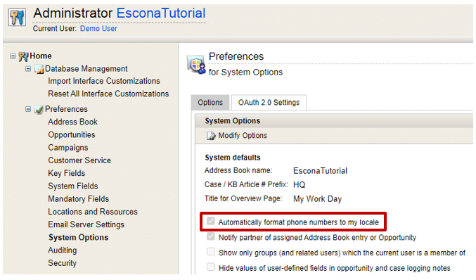 Auto Formatting Phone Numbers in Maximizer CRM