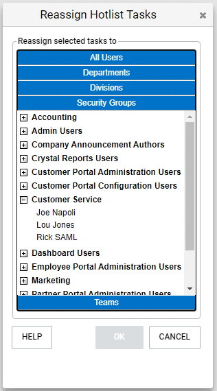 MaximizerCRM preferences