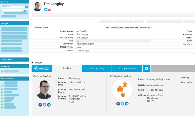 CANDDi - Filtered prospects