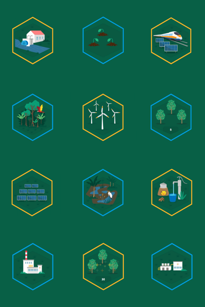 Corporate Social Responsibility Avrion Ecologi badges