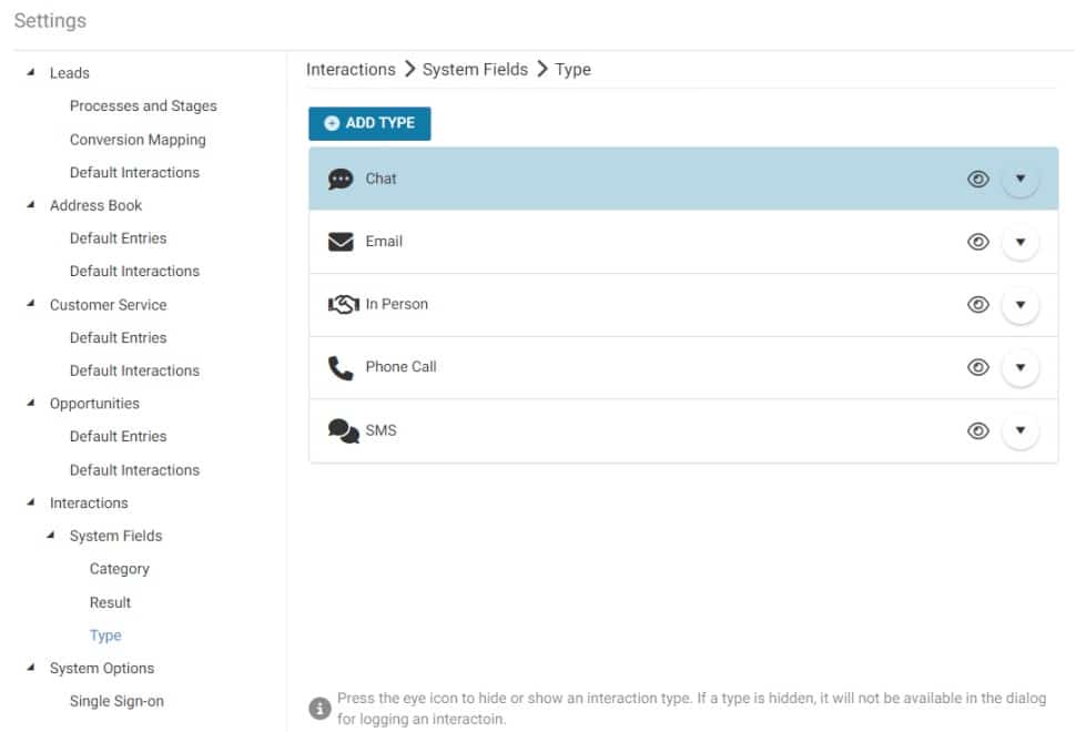 Maximizer On-Premise 2023 R1 Interaction Settings