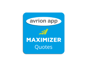 Avrion App logo - Maximizer Quotes