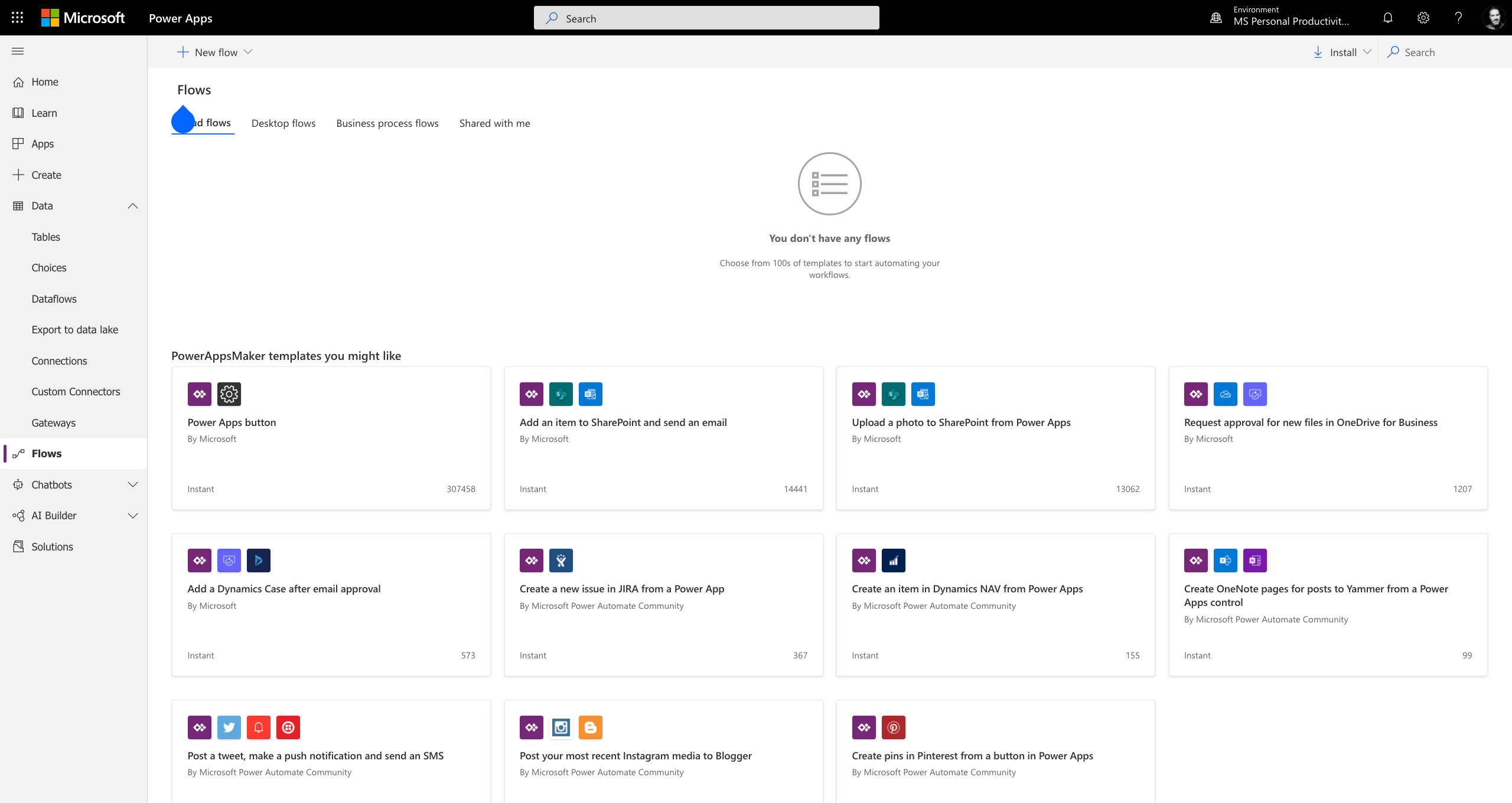 Leverage features from other Microsoft Power Platform products directly in the portal.