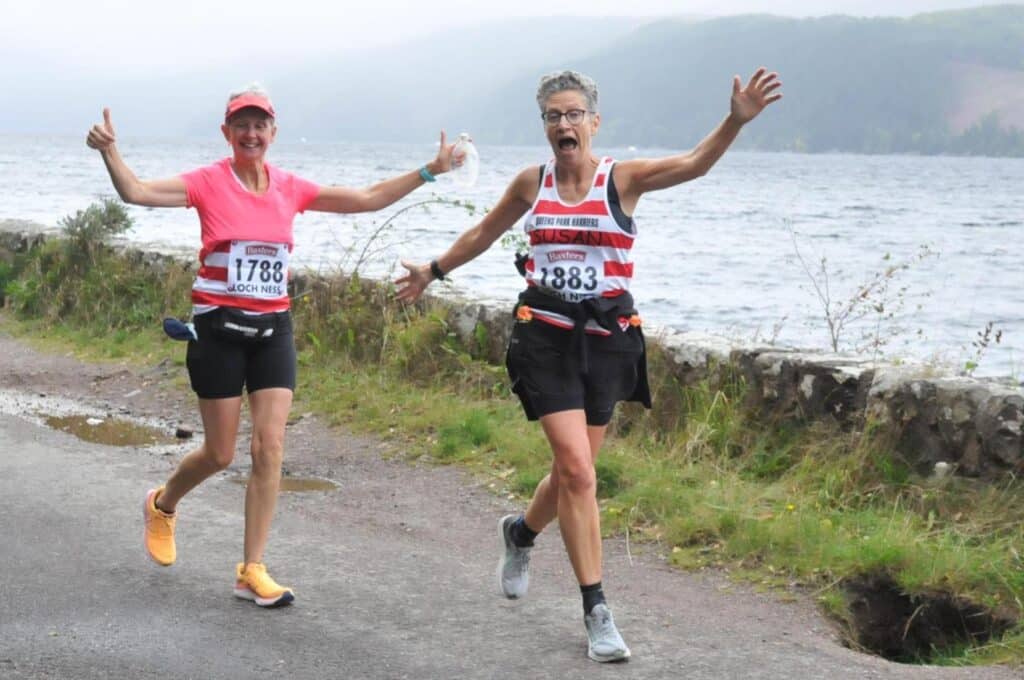 Susan Kennedy running a marathon for Beat