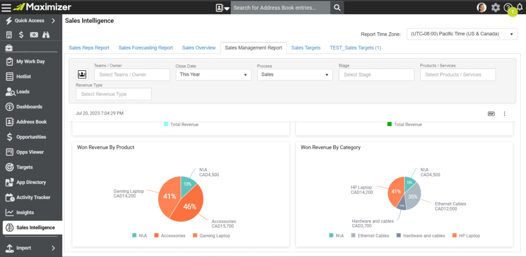 Maximizer Cloud July Update: More Integrations & Sales Leader Edition Updates